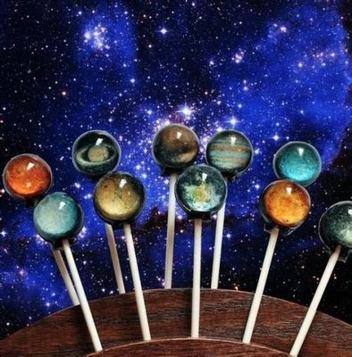 Doces do pirulito da galáxia que fazem a máquina fornecedor