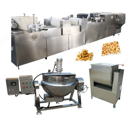 Barra de chocolate de aço inoxidável industrial do amendoim que faz a máquina fornecedor