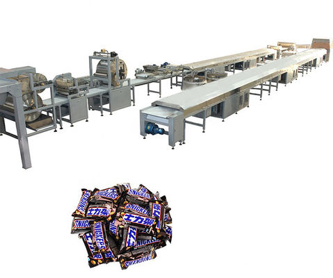 Linha de produção de aço inoxidável da barra de chocolate do petisco saudável fornecedor