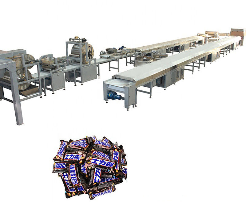Linha de produção de aço inoxidável da barra de chocolate do petisco saudável fornecedor